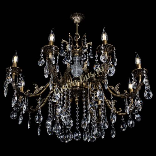 Люстра бронзовая Кассандра Алфея №8/2 баден в Пензе Гусь Хрустальный