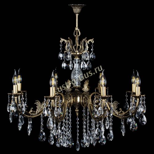 Люстра бронзовая Кассандра Алфея №8/2 звездочка в Пензе Гусь Хрустальный