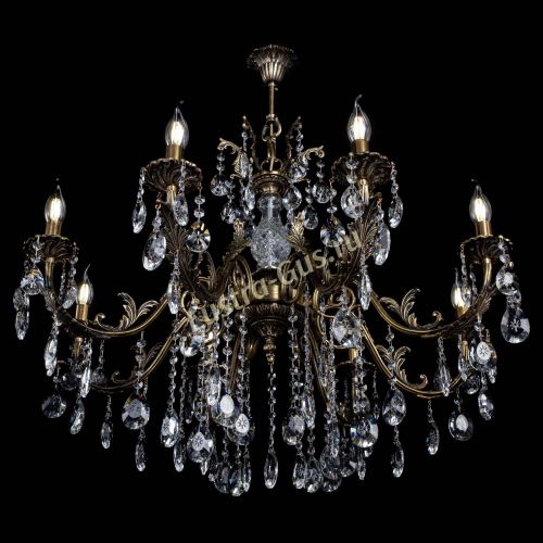 Люстра бронзовая Кассандра Алфея №8/2 звездочка в Пензе Гусь Хрустальный