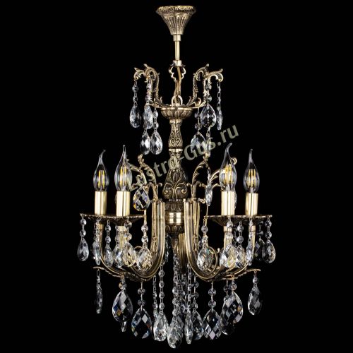 Люстра бронзовая Матильда №5/2 Баден в Пензе Гусь Хрустальный