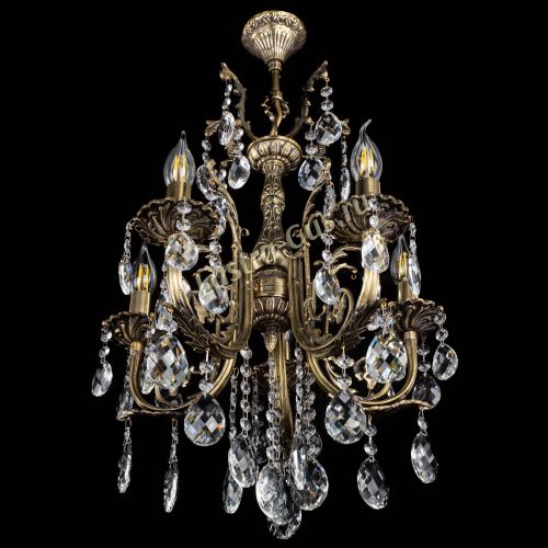 Люстра бронзовая Матильда №5/2 Баден в Пензе Гусь Хрустальный