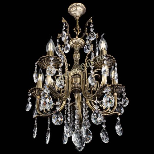 Люстра бронзовая Матильда №5/2 Баден в Пензе Гусь Хрустальный