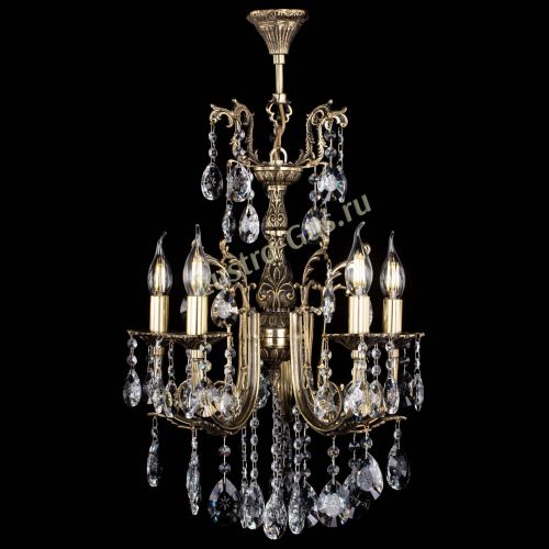 Люстра бронзовая Матильда №5/2 Звездочка в Пензе Гусь Хрустальный