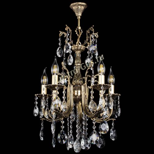 Люстра бронзовая Матильда №5/2 Звездочка в Пензе Гусь Хрустальный