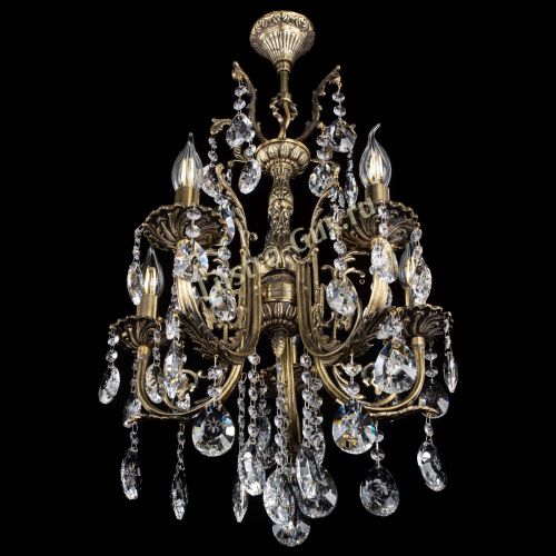 Люстра бронзовая Матильда №5/2 Звездочка в Пензе Гусь Хрустальный