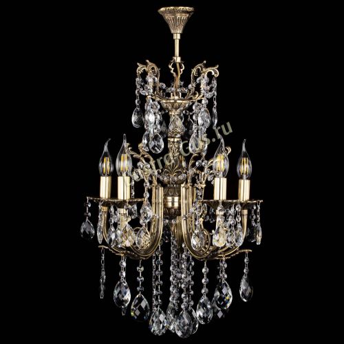 Люстра бронзовая Матильда №5/3 Баден в Пензе Гусь Хрустальный