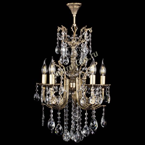 Люстра бронзовая Матильда №5/3 Баден в Пензе Гусь Хрустальный