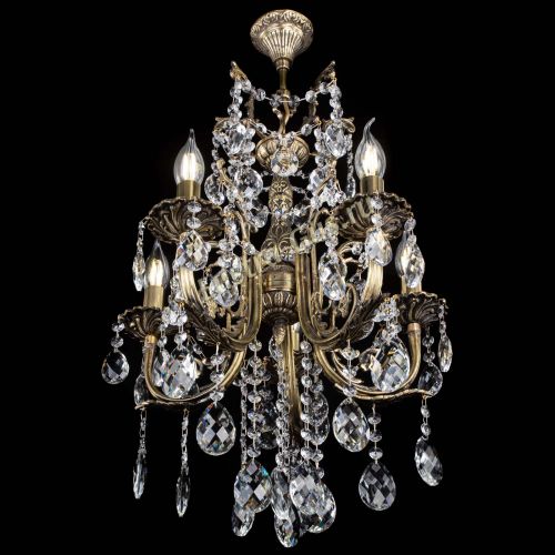 Люстра бронзовая Матильда №5/3 Баден в Пензе Гусь Хрустальный