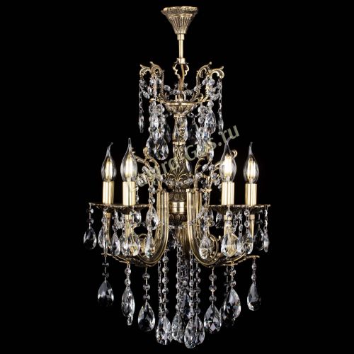 Люстра бронзовая Матильда №5/3 Журавлик в Пензе Гусь Хрустальный