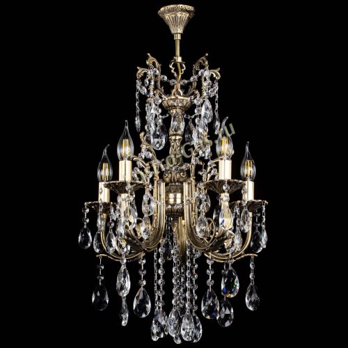 Люстра бронзовая Матильда №5/3 Журавлик в Пензе Гусь Хрустальный