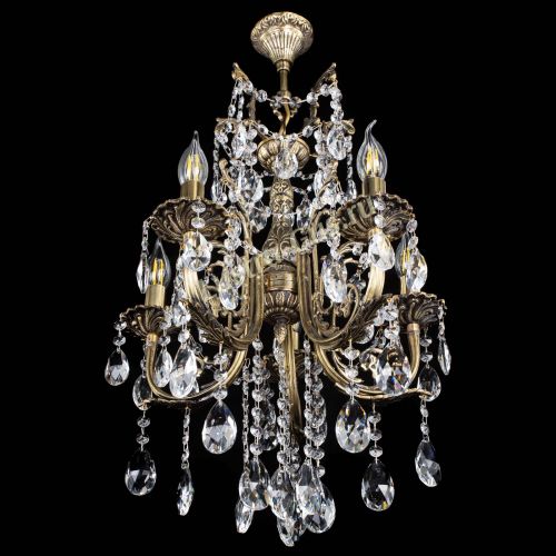 Люстра бронзовая Матильда №5/3 Журавлик в Пензе Гусь Хрустальный