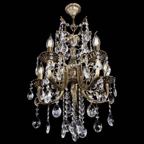 Люстра бронзовая Матильда №5/3 Журавлик в Пензе Гусь Хрустальный