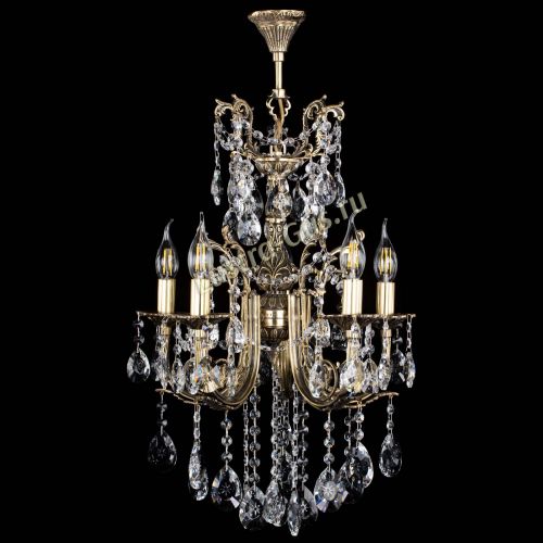 Люстра бронзовая Матильда №5/3 Звездочка в Пензе Гусь Хрустальный