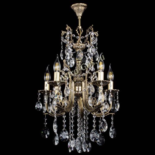 Люстра бронзовая Матильда №5/3 Звездочка в Пензе Гусь Хрустальный