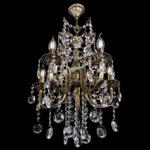 Люстра бронзовая Матильда №5/3 Звездочка в Пензе Гусь Хрустальный