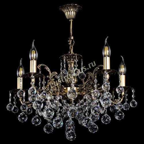 Люстра бронзовая Муза №5 шар в Пензе Гусь Хрустальный