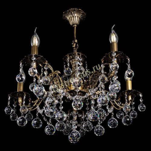 Люстра бронзовая Муза №5 шар в Пензе Гусь Хрустальный