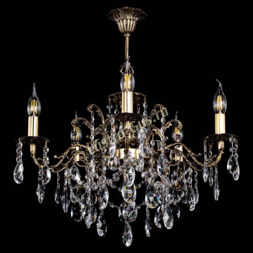 Люстра бронзовая Муза №5 журавлик в Пензе Гусь Хрустальный