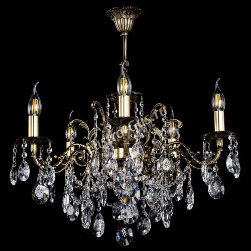 Люстра бронзовая Муза №5 звездочка в Пензе Гусь Хрустальный