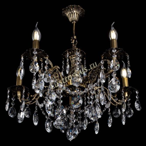 Люстра бронзовая Муза №5 звездочка в Пензе Гусь Хрустальный