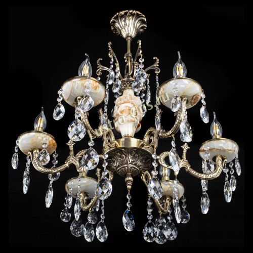 Люстра бронзовая Оникс №6/1 баден в Пензе Гусь Хрустальный