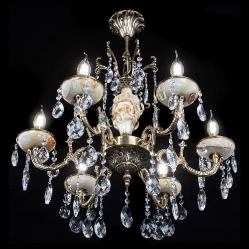 Люстра бронзовая Оникс №6/1 баден в Пензе Гусь Хрустальный