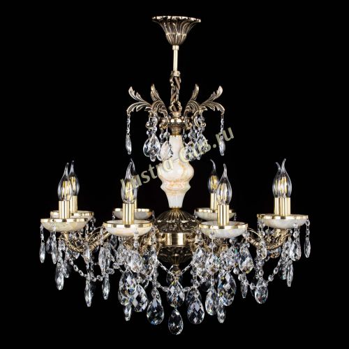 Люстра бронзовая Оникс №8/2 баден в Пензе Гусь Хрустальный