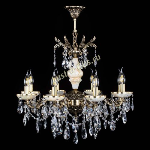 Люстра бронзовая Оникс №8/2 лучик в Пензе Гусь Хрустальный