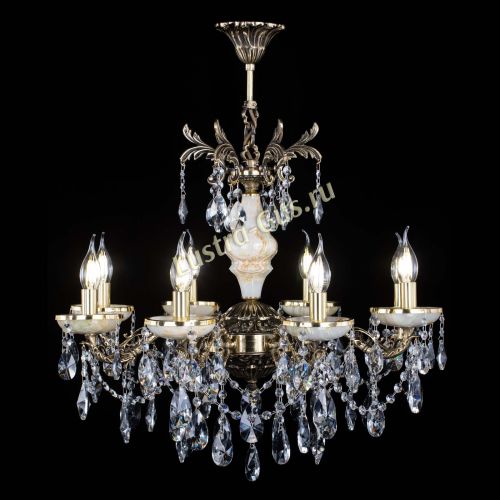 Люстра бронзовая Оникс №8/2 лучик в Пензе Гусь Хрустальный