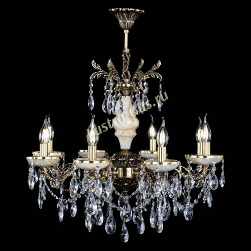 Люстра бронзовая Оникс №8/2 журавлик в Пензе Гусь Хрустальный