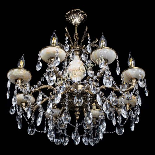 Люстра бронзовая Оникс №8/2 журавлик в Пензе Гусь Хрустальный