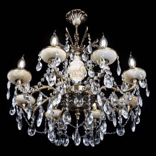 Люстра бронзовая Оникс №8/2 журавлик в Пензе Гусь Хрустальный