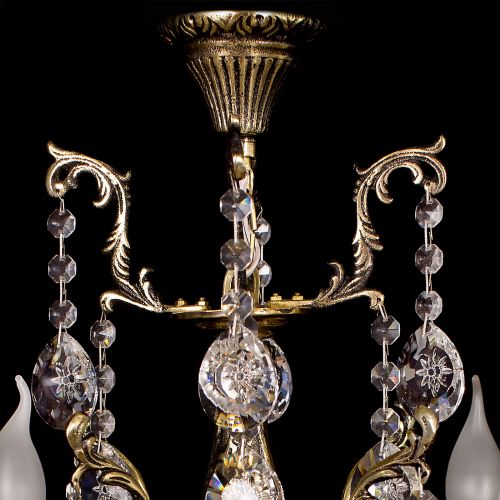 Люстра бронзовая Мелания №4 в Пензе Гусь Хрустальный