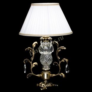Бронзовая настольная лампа Алфея №1