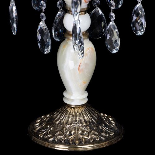 Настольная лампа Антик №5 с камнем в Пензе Гусь Хрустальный