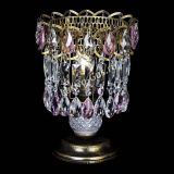 Настольная лампа Астра №1 под бронзу Розовая в Пензе