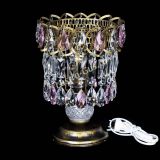 Настольная лампа Астра №1 под бронзу Розовая в Пензе