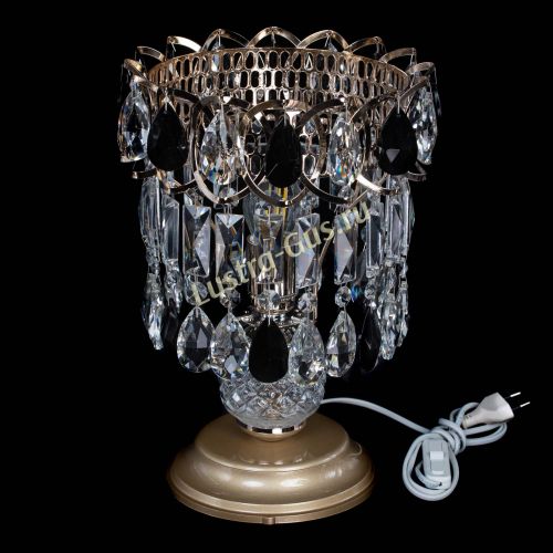 Настольная лампа Астра №1 черная в Пензе Гусь Хрустальный