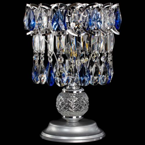 Настольная лампа Астра №1 синяя в Пензе Гусь Хрустальный