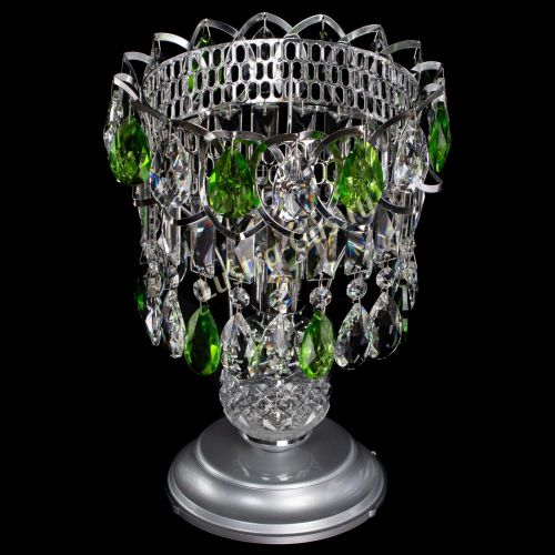 Настольная лампа Астра №1 зеленая в Пензе Гусь Хрустальный