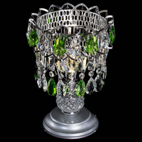 Настольная лампа Астра №1 зеленая в Пензе Гусь Хрустальный