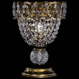 Настольная лампа Астра ажур №1 под бронзу Фиолетовая в Пензе