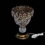 Настольная лампа Астра ажур №1 под бронзу Розовая в Пензе