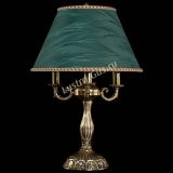 Бронзовая настольная лампа Аврора №3 с абажуром в Пензе Бронзовая настольная лампа Аврора №3 с абажуром в Пензе