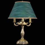 Бронзовая настольная лампа Аврора №3 с абажуром в Пензе Бронзовая настольная лампа Аврора №3 с абажуром в Пензе