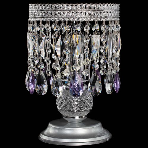 Настольная лампа Флоренция №1 фиолетовая в Пензе Гусь Хрустальный