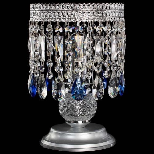Настольная лампа Флоренция №1 синяя в Пензе Гусь Хрустальный