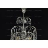 Люстра Хрустальные брызги с подвесом дубик в Пензе