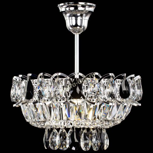 Люстра Астра Бутон №1 с подвесом Черная в Пензе Гусь Хрустальный