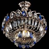 Люстра Астра Бутон №1 с подвесом Синяя в Пензе